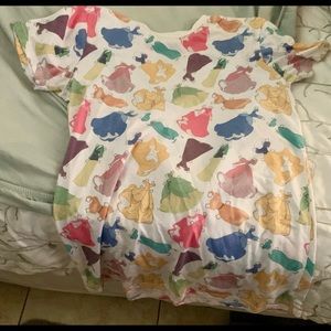 RARE: CAKEWORTHY Disney Princess Paperdoll Princess dress tee